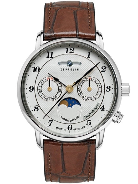 Unisex käekell Zeppelin Friedrichshafen Moon Phase 85371 - Premiumkellad