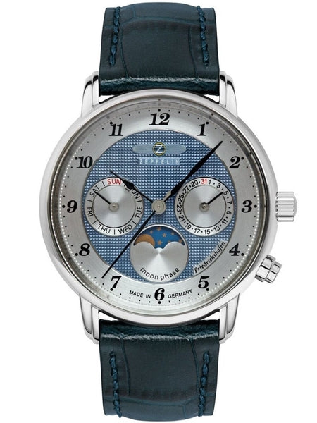 Meeste käekell Zeppelin Friedrichshafen Moon Phase 85373 - Premiumkellad