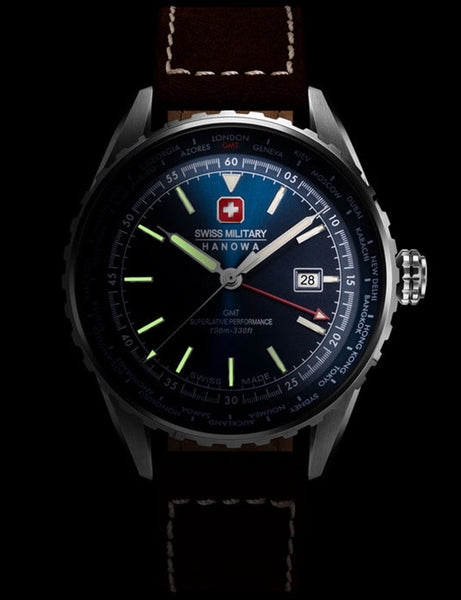 Meeste käekell Swiss Military Hanowa Afterburn GMT SMWGB0003202 - Premiumkellad