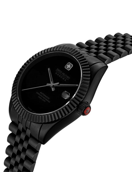 Meeste käekell Swiss Military Hanowa Dark Night Automatic SMWGL0005530 - Premiumkellad