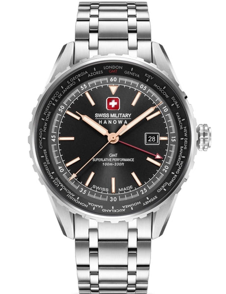 Meeste käekell Swiss Military Hanowa Afterburn GMT SMWGH0003203 - Premiumkellad