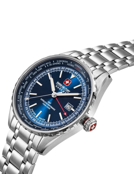 Meeste käekell Swiss Military Hanowa Afterburn GMT SMWGH0003204 - Premiumkellad