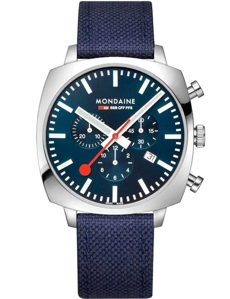 Meeste käekell Mondaine Grand Cushion MSL.41440.LD.SET