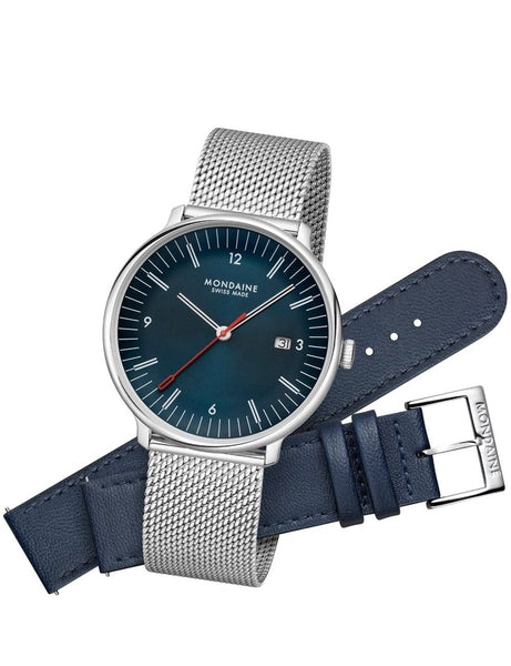 Meeste käekell Mondaine Doppio MLE.41240.LQV.SET