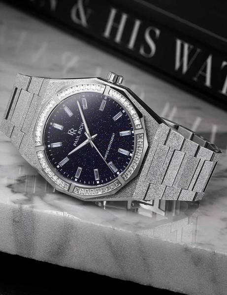 Meeste käekell Paul Rich Moissanite Frosted Star Dust II PR-46706 - Premiumkellad