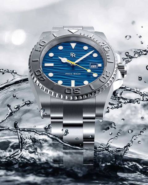 Meeste käekell Paul Rich Crystal Bay Azure Sea PR-46708 - Premiumkellad