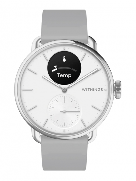 Unisex hübriid nutikell Withings ScanWatch 2 Valge 38mm - Premiumkellad