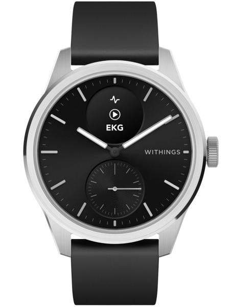 Unisex hübriid nutikell Withings ScanWatch 2 Must 42mm - Premiumkellad