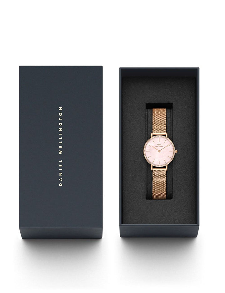 Naiste käekell Daniel Wellington Petite Lumine Bezel Melrose Pink DW00100663 - Premiumkellad