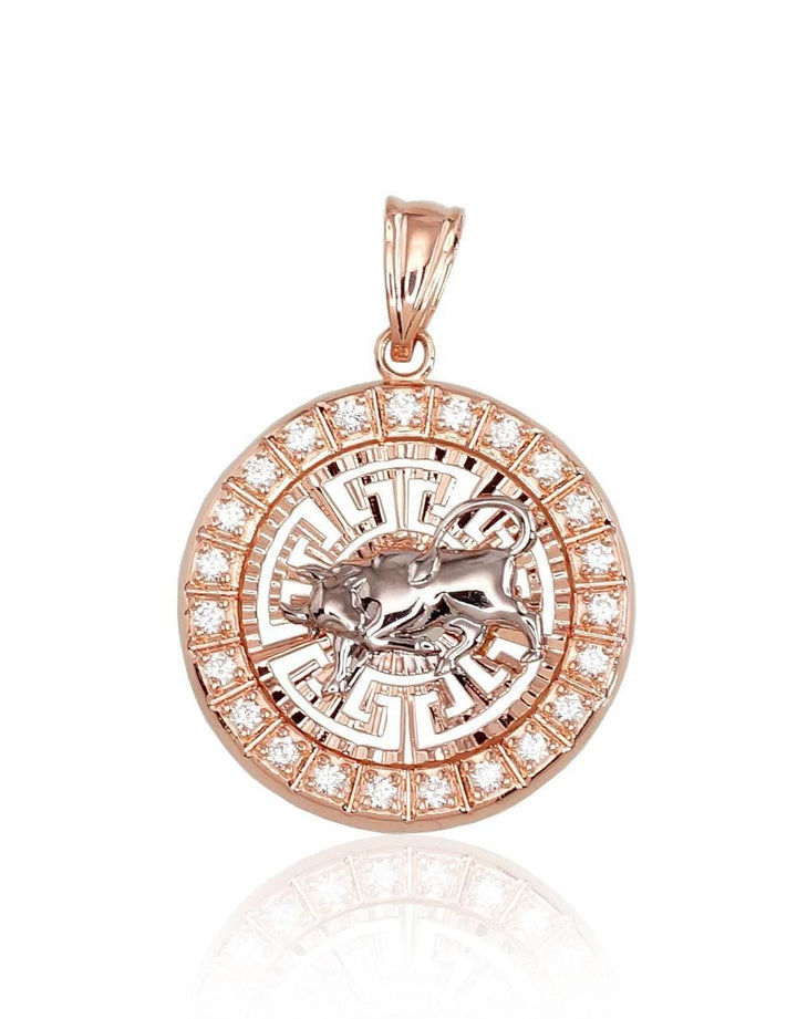 Kuldripats #1300451(Au-R+PRh-W)_CZ, Punane Kuld 585°, roodium (kate) , Tsirkonid - Premiumkellad