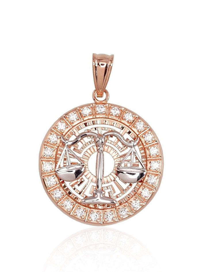 Kuldripats #1300456(Au-R+PRh-W)_CZ, Punane Kuld 585°, roodium (kate) , Tsirkonid - Premiumkellad