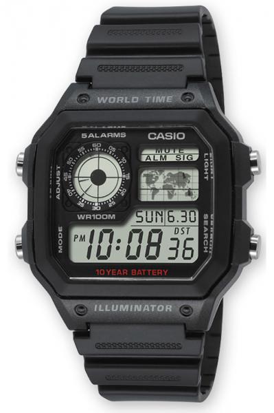 Meeste käekell Casio Collection AE-1200WH-1AVEF - Premiumkellad