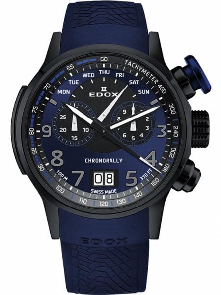 Meeste käekell Edox Chronorally 38001-TINNBUF3-BUF3 - Premiumkellad