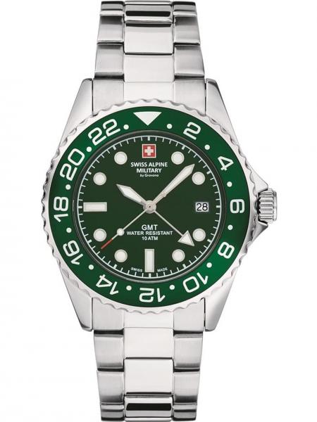 Meeste käekell Swiss Alpine Military Master Diver GMT 7052.1134 - Premiumkellad