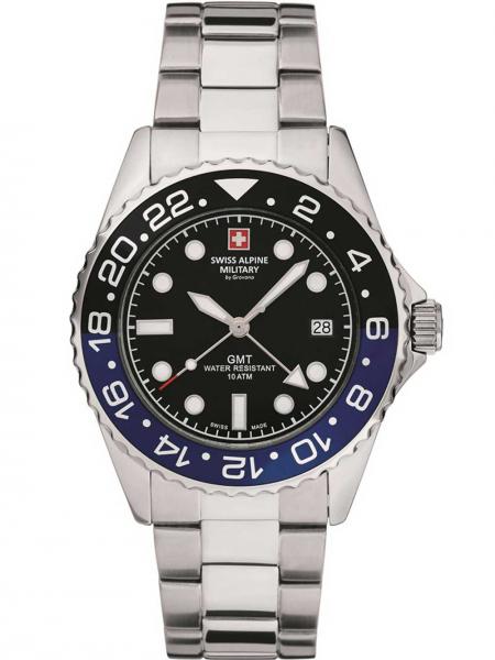 Meeste käekell Swiss Alpine Military Master Diver GMT 7052.1132 - Premiumkellad