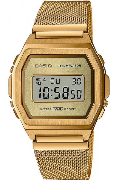 Unisex käekell Casio Vintage Iconic A1000MG-9EF - Premiumkellad