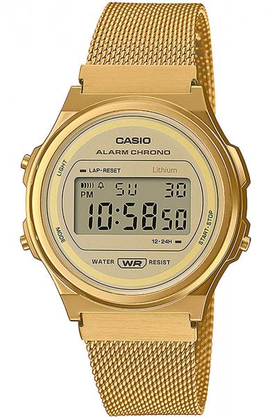 Unisex käekell Casio Vintage Round A171WEMG-9AEF - Premiumkellad