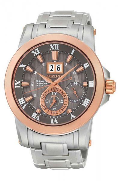Meeste käekell Seiko Premier Kinetic Perpetual SNP114P1 - Premiumkellad