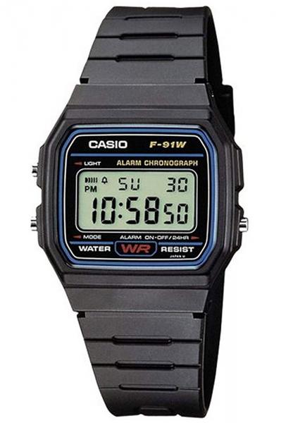 Unisex käekell Casio Retro Vintage F-91W-1CR - Premiumkellad