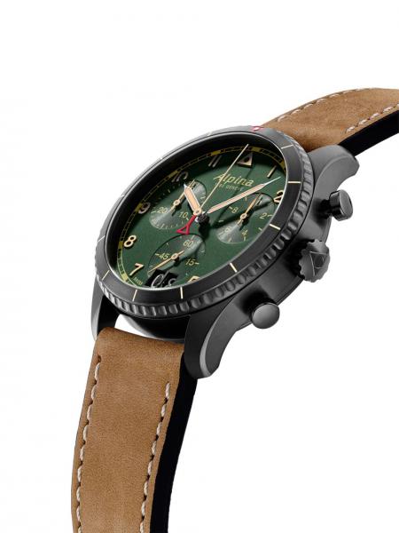 Meeste käekell Alpina Startimer Pilot AL-372GR4FBS26 - Premiumkellad