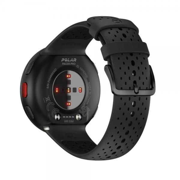 Spordikell Polar Pacer Pro Must S-L - Premiumkellad