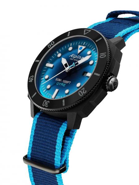 Meeste käekell Alpina Seastrong Gyre Diver AL-525LNSB4VG6 - Premiumkellad