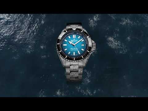 Vīriešu rokas pulkstenis Edox Skydiver Neptunian 80120-3nca-Vdn